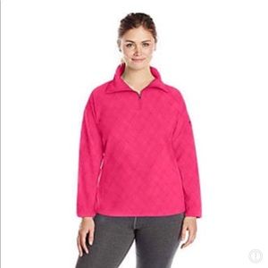 {Columbia} womens glacial fleece hot pink jacket